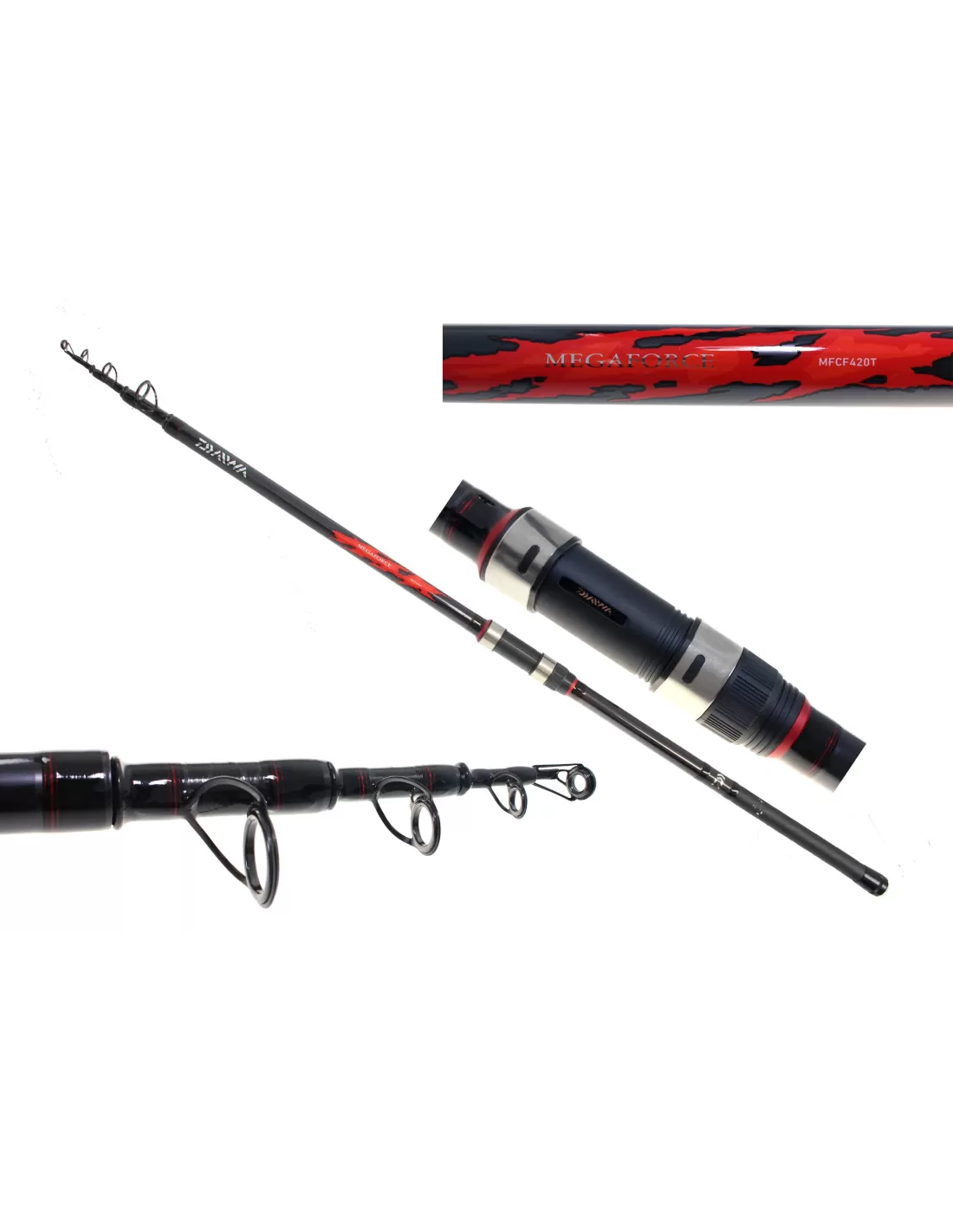 Daiwa Megaforce Catfish Rod Telescopic Fishing Rod Pescaloccasione