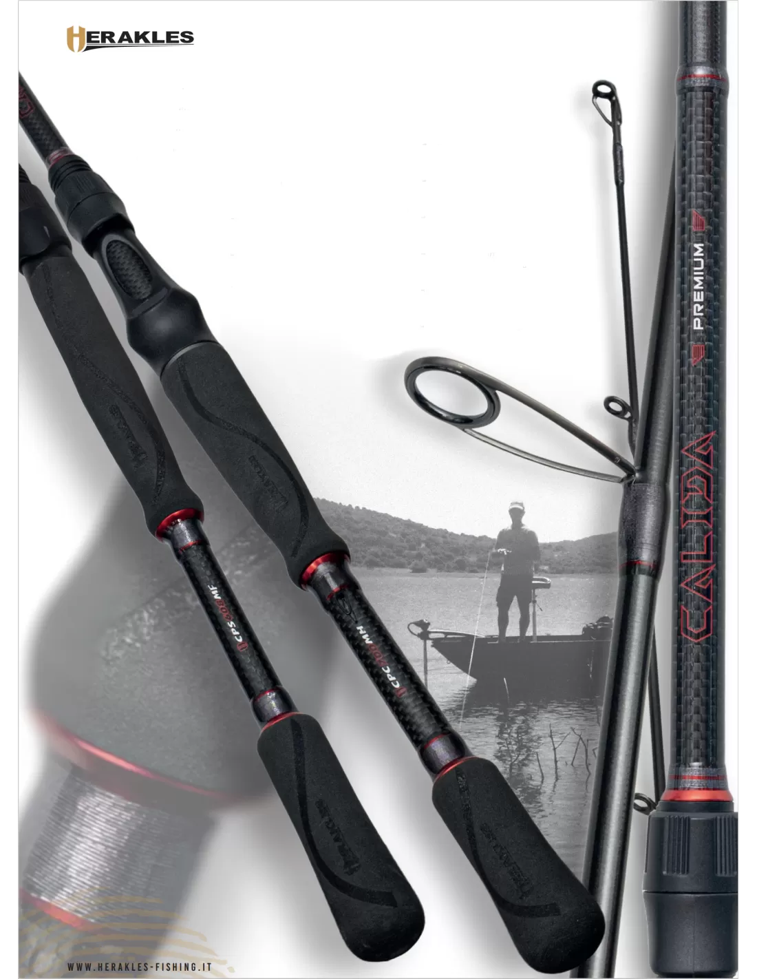 Herakles Calida Premium Canna Pesca Spinning Sezione