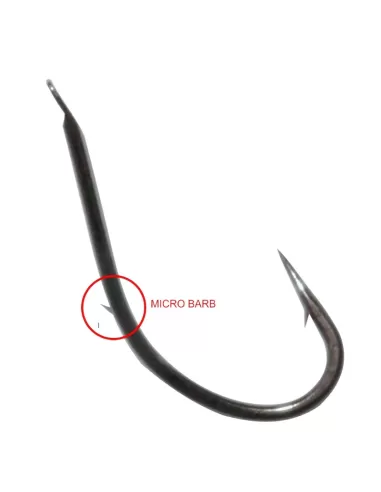 Hayabusa HB-1100 Ami da Pesca Con Paletta e Ardiglione sul Gambo High Carbon 10 pz