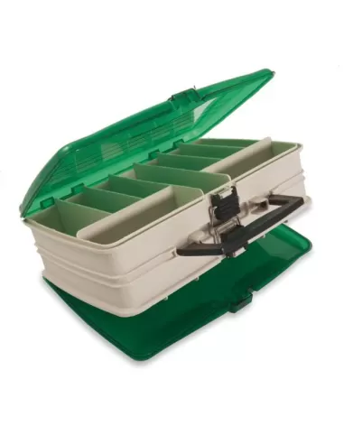 Case with two green lids