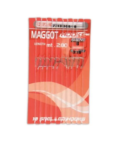 Ami legati per Bigattino Maggot Hooks 10 pz Minuteria Lineaeffe