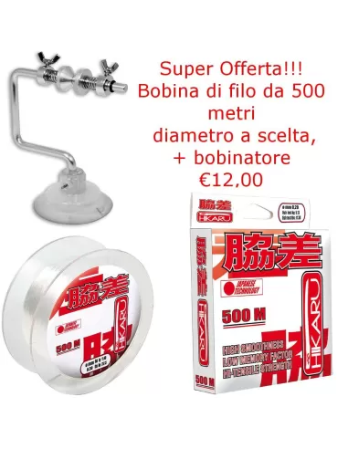 Offerta della settimana - Bobinatore e Filo da 500 metri 0,30