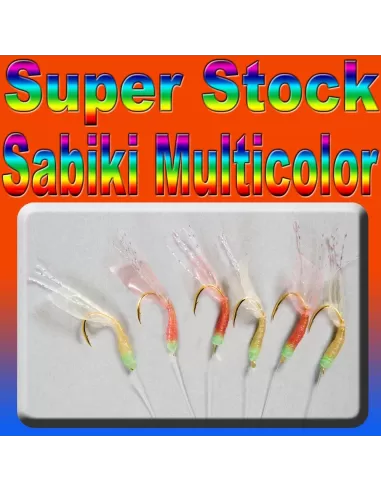 Stock Sabiki shrimp multicolor