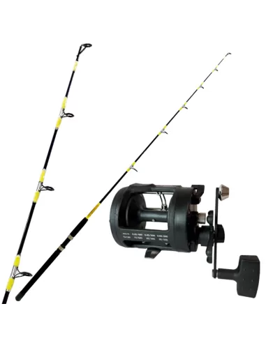 Inshore Trolling Fishing Combo Rod and Reel