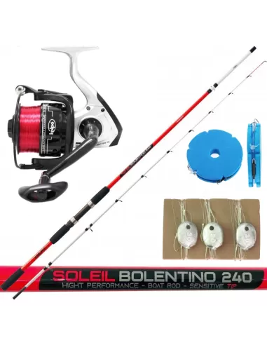 Fishing Kit in Bolentino Canna Mulinello and Lenze