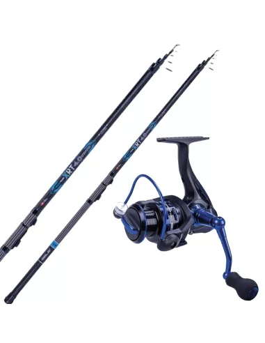 Combo Bolognese Canna Xrt Reel Double Coil