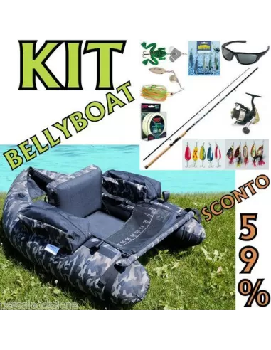 Kit spinning e bellyboat