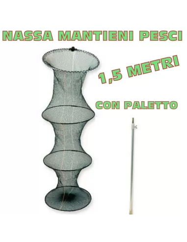 Nassa portapesci e picchetto