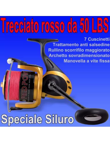 Mulinello con trecciato 50 lbs-Pescaloccasione