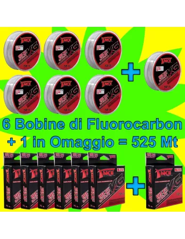 Kit 6 Bobine Take KG 525mt Fluorocarbon-Pescaloccasione