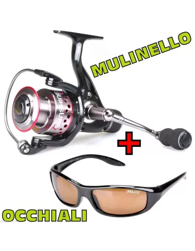 Mulinello SunShine frizione posteriore 8 cushinetti Mulinelli da Pesca Lineaeffe