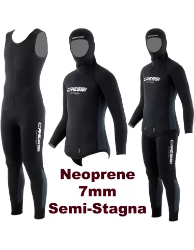 2 Pieces wetsuit 7 mm-Fisterra