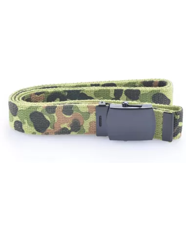 Cotton camouflage belt