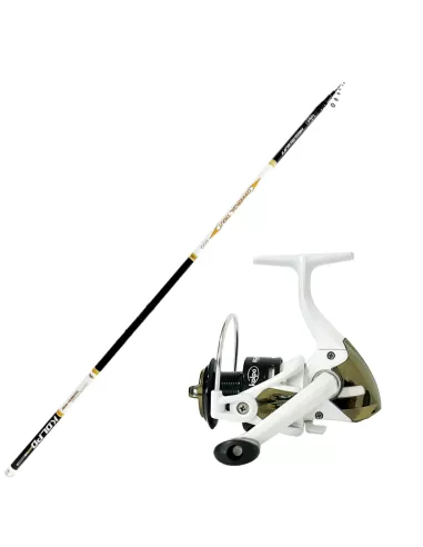 Tremarella Peach Combo Carbon Rod and Reel 8 cushions Trout Lake Trout Fishing