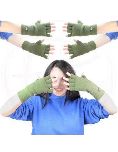 Thinsulate fingerless gloves