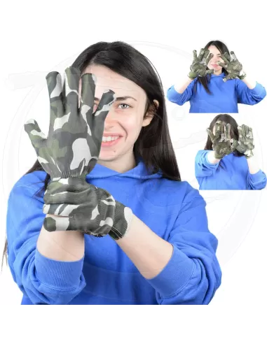 Anti-slip camouflage glove