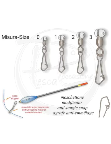 Fermagalleggiante scorrevole match-Pescaloccasione