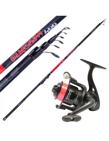 Bolognese Peach Combo Carbon RodAnelli Sic Reel and Wire