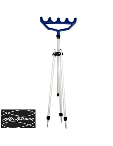 Aluminium tripod with 4 rods places