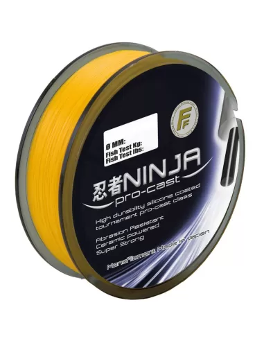 Fishing Ferrari Nobu Pro Cast Hi Viz Fishing Wire 250 mt Yellow