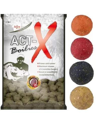 Carp Zoom Boilies act-x 800 gr-Pescaloccasione