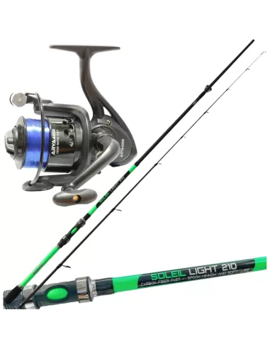 Kit Trout Area Ultra Light Canna 2,40 m 0-8 gr Mulinello e Filo