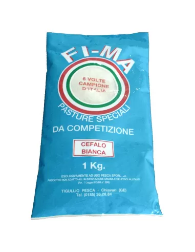 Pastura fima 1 kg bianca cefalo-Pescaloccasione