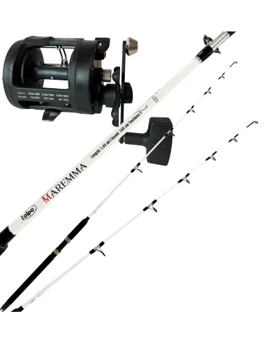 Coastal Trolling Combo with Rod and Rotating Reel