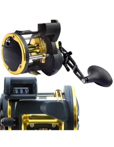 Trolling reel with counter