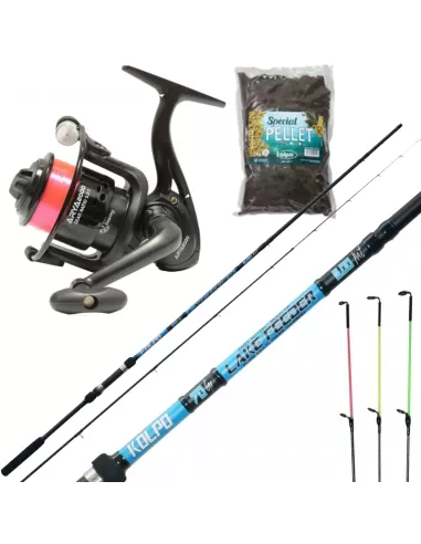 kit Canna e Mulinello Pellet Da Pesca a Feeder-Pescaloccasione