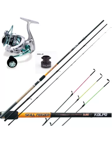 Kit Pesca Leadgering Con Canna Mulinello