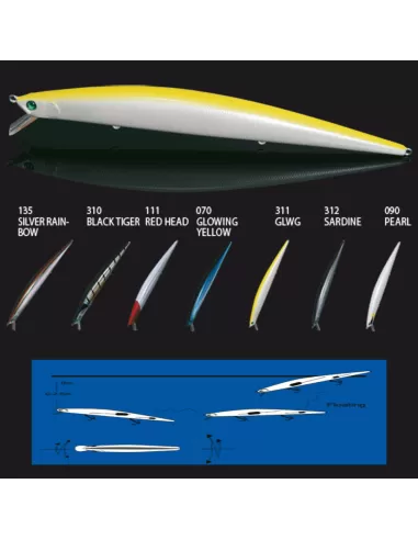 Nomura Artificiale Floating Nagasa Da Spinning 17.5 Centimetri-Pescaloccasione