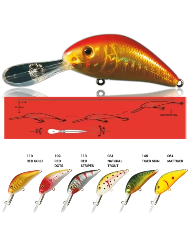 Nomura Crank Deep Water Artificiale Pesca A Spinning -Pescaloccasione