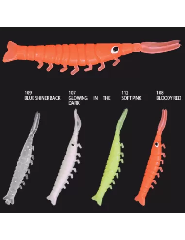 Nomura Gamberetto Shrimp Da Pesca Spinning Trout Area Light Game -Pescaloccasione