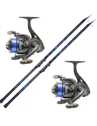 Bolognese Fishing Combo 2 Rods 4 Meters 2 Reels with Wire