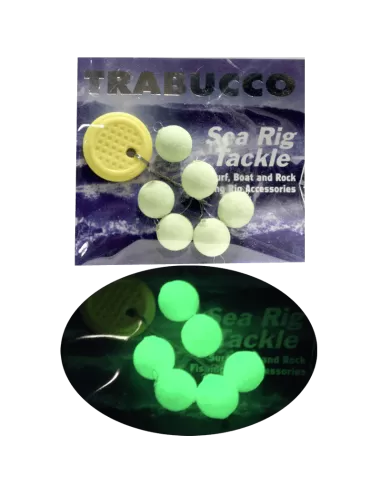 Trabucco Palline Super Fluorescenti Galleggianti Surf Boat e Rock Fishing-Pescaloccasione