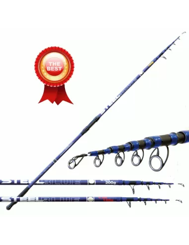 Fishing Ferrari Canna da Pesca Surf Casting Steel Blue-Pescaloccasione