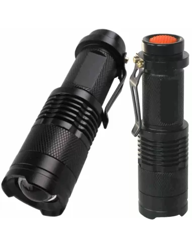 Mini Torcia in Metallo Monoblocco Alto Spessore 130 Lumen-Pescaloccasione