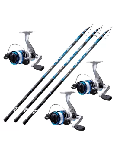 Offer kit Bolognese Reeds 4 m Combo Reels With Wire All Fishing