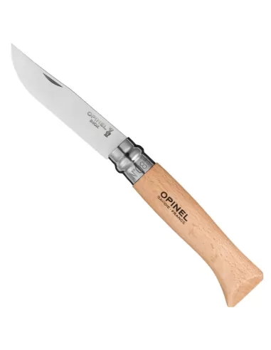 Opinel Knife Stainless Traditional beech handle all sizes