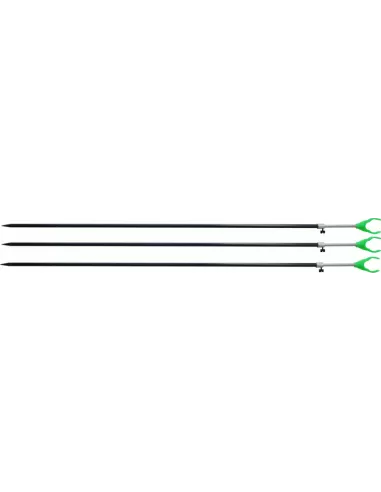 Kit Tre Picchetti Telescopici Con Poggia Canne Fluorescente-Pescaloccasione