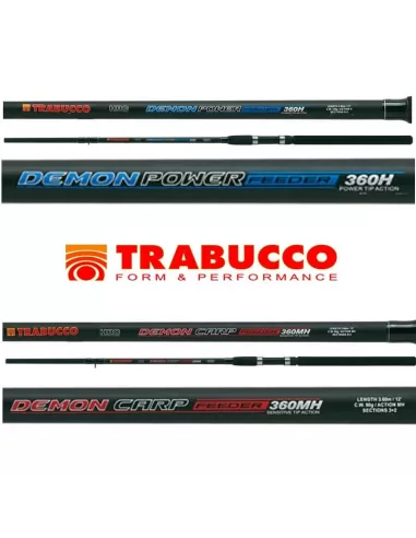 Trabucco Feeder rods Demon with two peaks