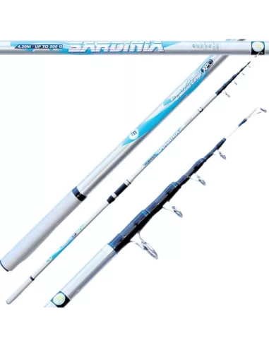 Fishing Ferrari Canna Sardinia In Carbonio Alto Modulo 200 gr Surfcasting-Pescaloccasione