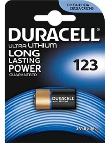 Duracell DL123A Lithium Battery CR123A Photo 123 for flashlights EL123A CR17345