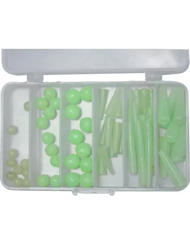 Kolpo Kit in Scatola Perline e Coni Soft Fluorescenti