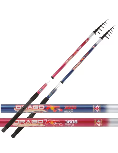 Lineaeffe Canna da Pesca Drago Azione 20-80 grammi