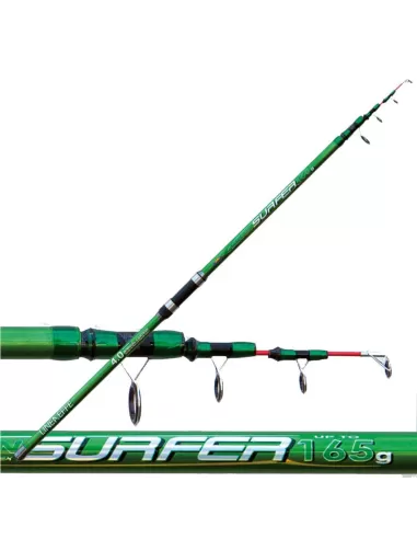 Fishing rod Surf Casting Telescopic Green Surfer 165g