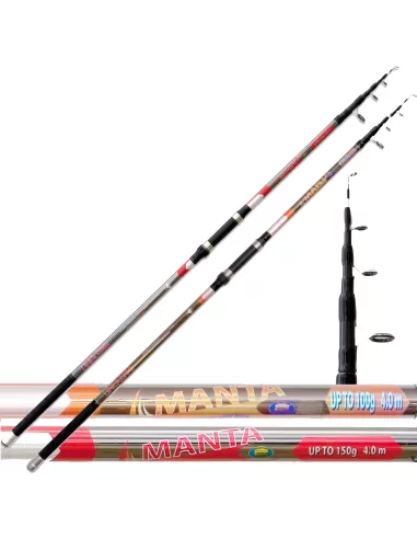 Canna da Pesca Beach Ledgering Manta 100 e 150 grammi-Pescaloccasione