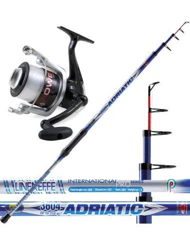 Kit Pesca Surf Casting Fondo Adriatic + Vigor Power + Filo-Pescaloccasione