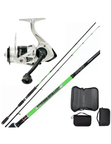 Kit Pesca Spinning Trout Area Canna 180 cm + Mulinello + Porta Spoon